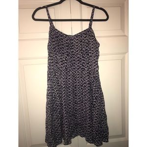 Purple and Black Express Sundress, Size Medium